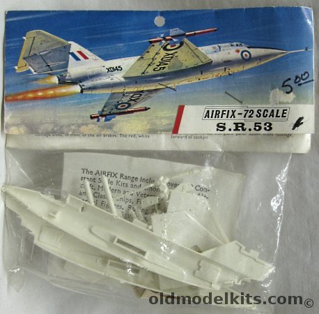 Airfix 1/72 Saunders-Roe SR-53 - (S.R.53) Bagged Type 3 Logo, 100 plastic model kit